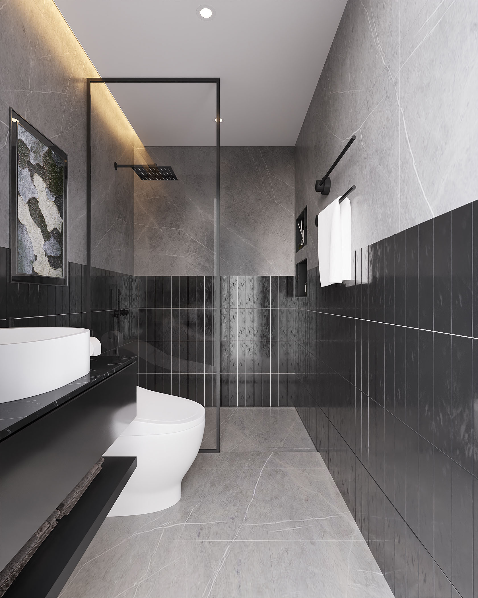 tht architects - Nhà chị Ngân Châu Đốc - WC master 02
